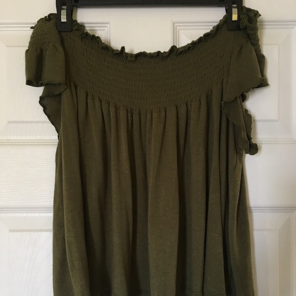 Strapless casual top - Picture 3 of 5